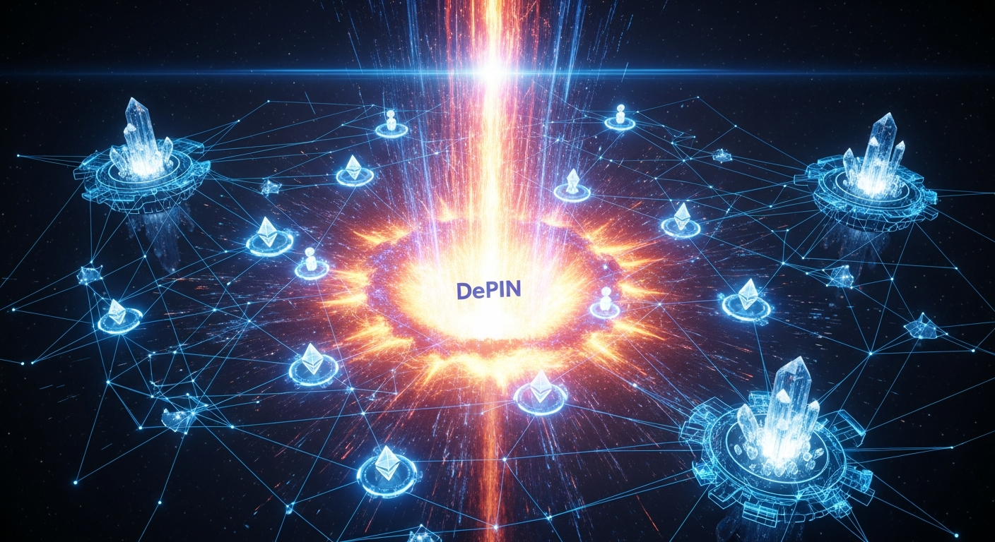 仮想通貨が国家インフラを支配する：2026年の主役「DePIN」がもたらす実需バブルの正体